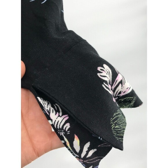 Free People‎ Clear Skies Black Cold Shoulder Tunic Dress XS Long Sleeve - Picture 9 of 12